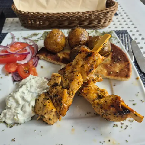 Souvlaki drobiowe